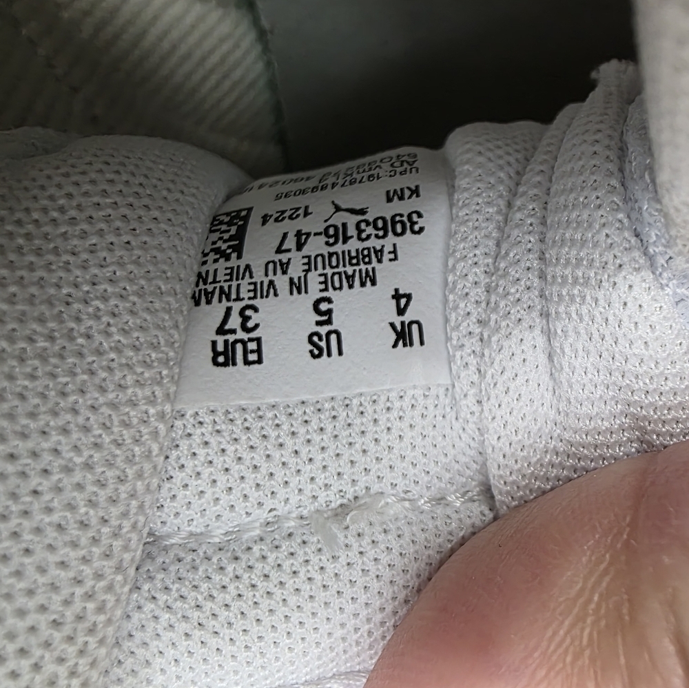 Puma Pastel Pink and White Sneakers - Picture 6 of 7